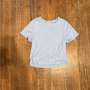 No Boundaries Light Blue Crop Top